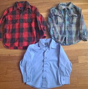 Boys 👬  long sleeves bottom  Shirt